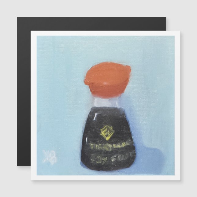 Carte Magnétique Sauce soja (Devant / Derrière)