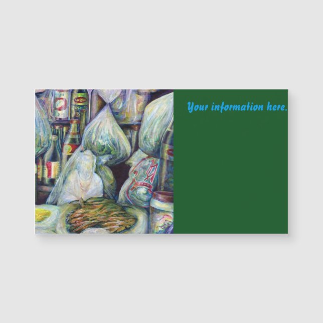 Carte Magnétique Saveurs séchées à Singapour (Devant)