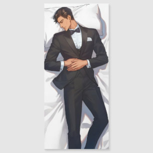 Carte Magnétique Sleeping Elegant Anime Man