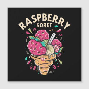 Carte Magnétique Sorbet de framboise