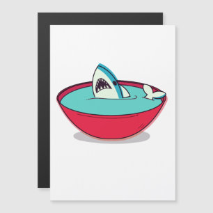 Carte Magnétique Soupe Fin Requin