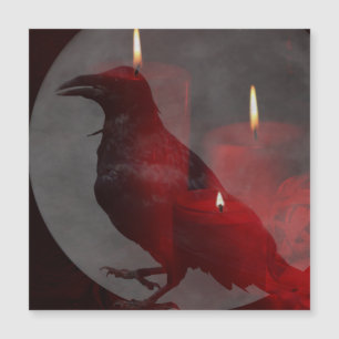 Carte Magnétique "Sous votre charme en rouge"