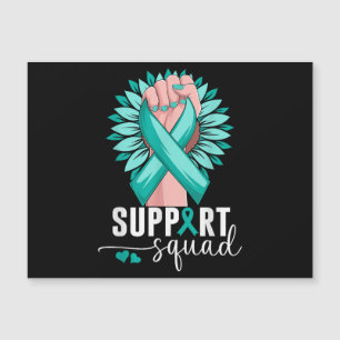 Carte Magnétique Soutien Équipe de sensibilisation au cancer du col