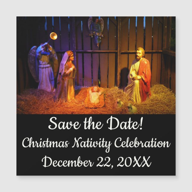 Carte Magnétique Spectacle de Noël de la crèche à Washington DC (Devant)