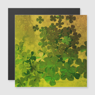 Carte Magnétique St. Patrick's Day et Good Luck, ‎ trèfle à quatre 