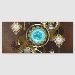 Carte Magnétique Steampunk Rusty Background
