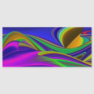 Carte Magnétique Summerrainbow, Rainbowart 3D Abstrait