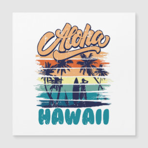 Carte Magnétique Surf - Aloha Hawaï