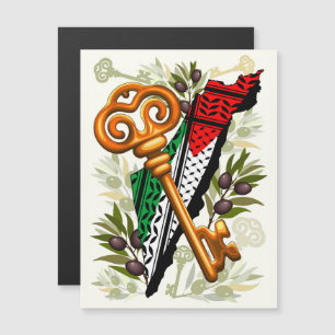 Carte Magnétique Symbole clé palestinien du droit au retour