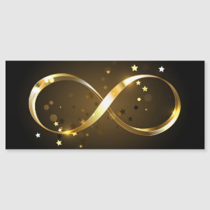 Carte Magnétique Symbole d'infini doré