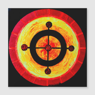 Carte Magnétique Symbole solaire celtique