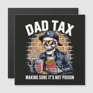 Carte Magnétique Taxe Papa S'assurant que ce n'est pas un squelette