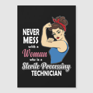 Carte Magnétique Technicien de traitement stérile Cadeau Femmes Au