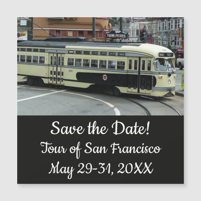 Carte Magnétique Téléphérique de San Francisco (Devant)