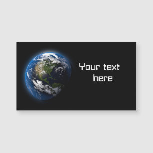 Carte Magnétique Terre magnifique 3D 