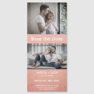 Carte Magnétique Textile corallien Textile Textile Engagé Couple ro