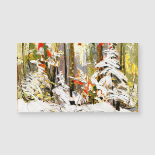 Carte Magnétique Thomson - Bois intérieur, hiver