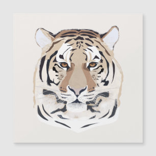 Carte Magnétique Tigre, visage de tigre, symbole 2022