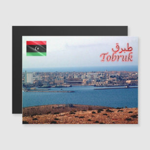 Carte Magnétique Tobruk - Libye - Panorama -