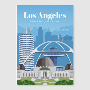Carte Magnétique Travel Art Travel à Los Angeles