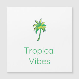 Carte Magnétique Tropical palm tree card 