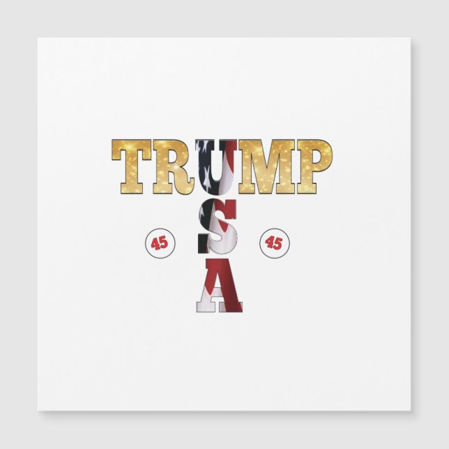 Carte Magnétique Trump Gold Presidential (Devant)