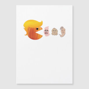 Carte Magnétique Trumpkin mangeant des Démocrates Classique – Satir