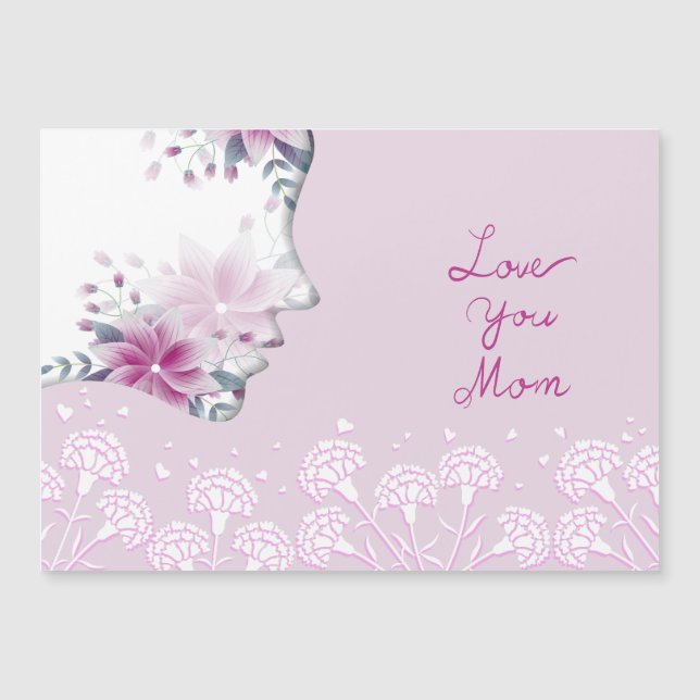 Carte Magnétique Tu aimes maman (Devant)