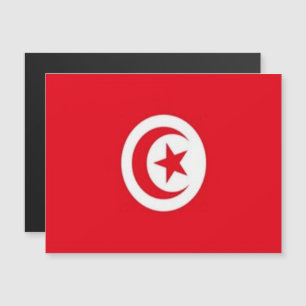 Carte Magnétique Tunisie - Drapeau