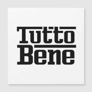 Carte Magnétique Tutto Bene