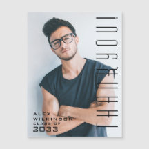 Typographie moderne minimaliste Merci de graduatio