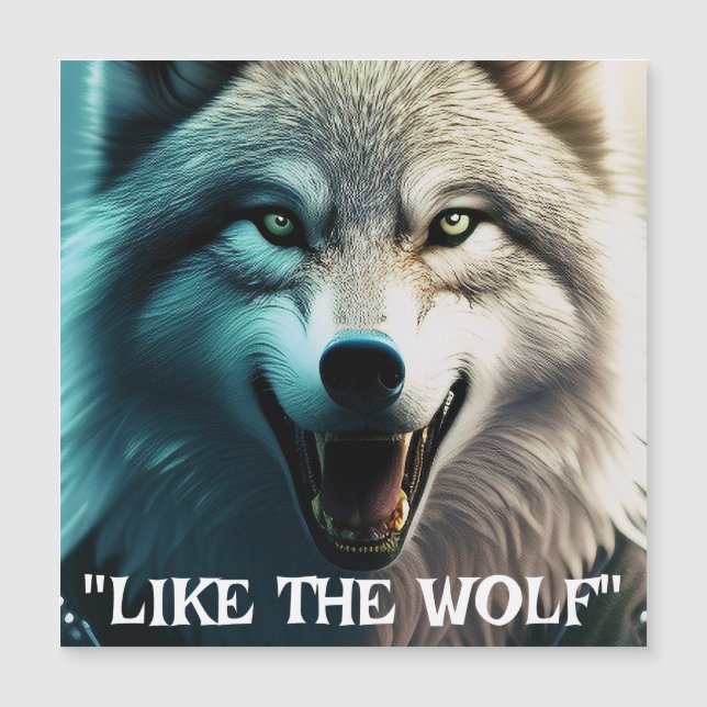 Carte Magnétique "Une faim hurlante : comme le loup ?" (Devant)