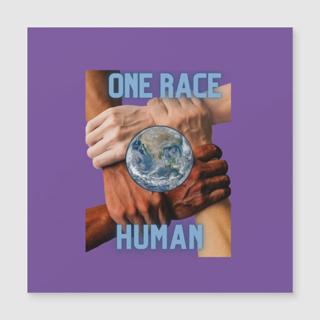 Carte Magnétique Une race humaine (Devant)