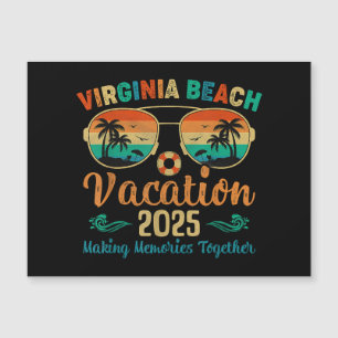 Carte Magnétique Vacances à Virginia Beach 2025 Amis Famille Été