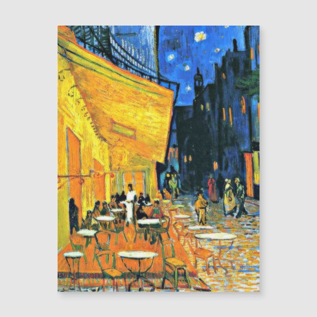 Carte Magnétique Van Gogh - Terrasse Café (Devant)