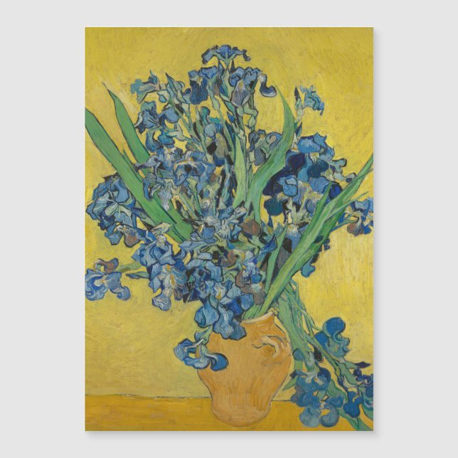 Carte Magnétique Van Gogh Vase avec l'impressionnisme classique d'I (Devant)
