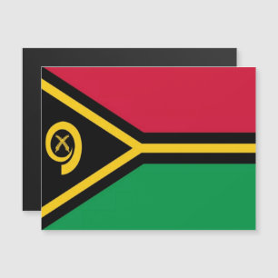 Carte Magnétique Vanuatu - Drapeau
