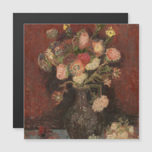 Carte Magnétique Vase avec les chinois maîtres et gladioli van Gogh