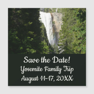 Carte Magnétique Vernal Falls II dans le Parc national de Yosemite