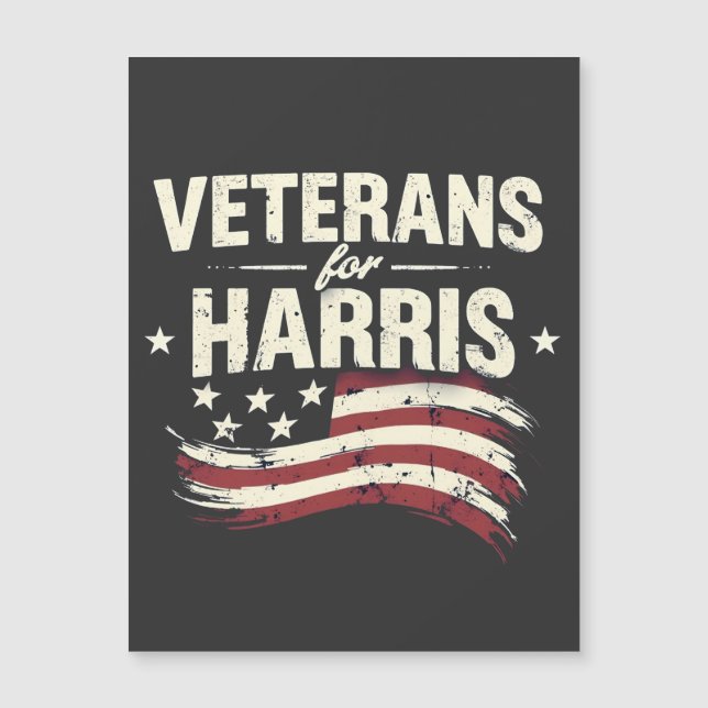 Carte Magnétique Vétérinaire de l'élection de Harris Kamala Harris (Devant)