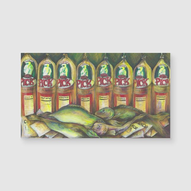 Carte Magnétique Viande sucrée (Devant)