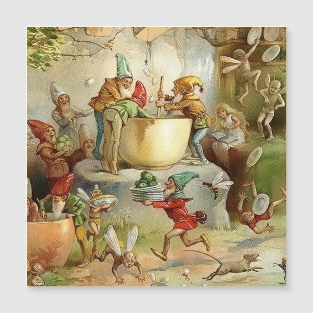 Carte Magnétique “Victorian Fairies” by E S Hardy (Devant)