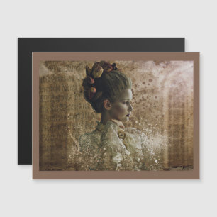 Carte Magnétique Victorian Ghost Lady in Waiting