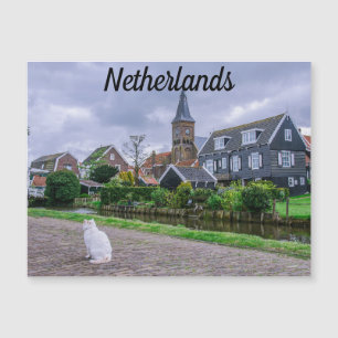 Carte Magnétique Village de pêcheurs traditionnel Marken à Pays-Bas