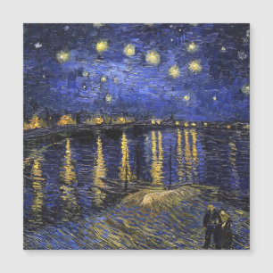 Carte Magnétique Vincent Van Gogh Starry Night Over The Rhone