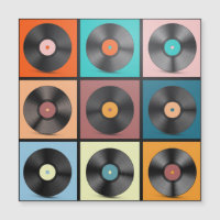 Vinyl records : retro LP set.