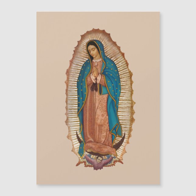Carte Magnétique Virgen de Guadalupe (Devant)