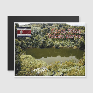 Carte Magnétique Volcan Barva - Costa Rica -
