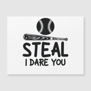 Carte Magnétique Voler Je T'Ose - Drôle Baseball SoftballLover