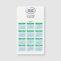 Votre Calendrier Vert Marqué 2021